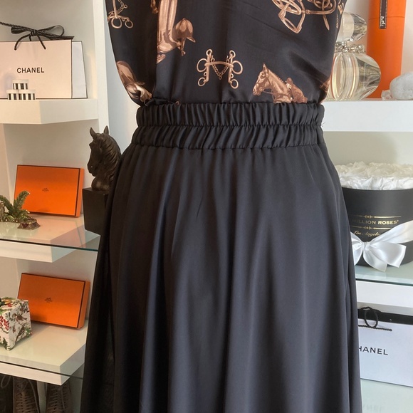 🥂 OMELAS BLACK MAXI BEAUTY NWT - Picture 7 of 11